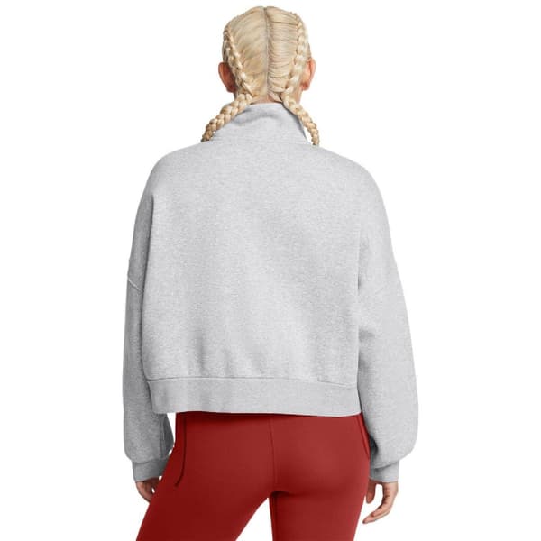 Under Armour Dam Icon Icon Half Zip Oversized Fleece Grey 8 UK - 10 UK