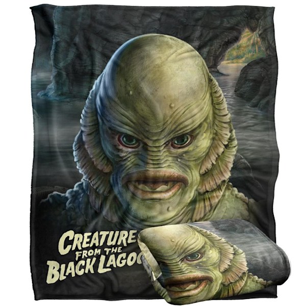 Universal Monsters Huvud Creature From The Black Lagoon Filt Multicoloured One Size