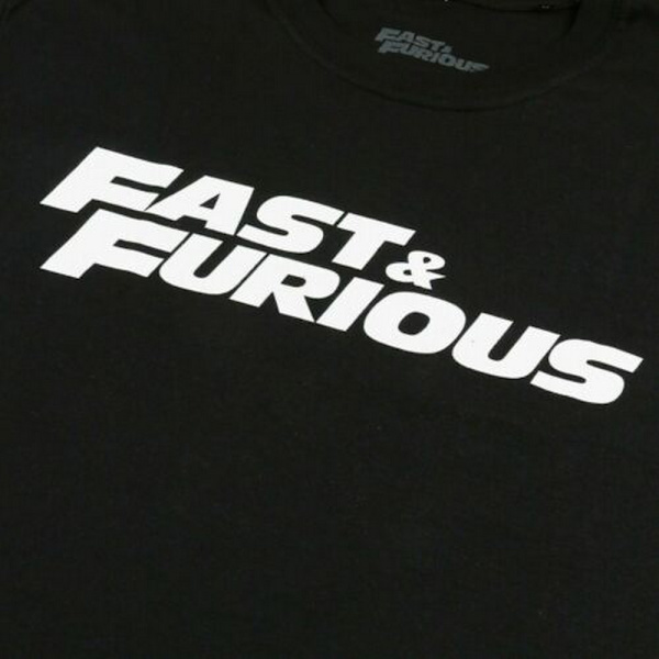 Fast & Furious Herr Logo T-Shirt XL Svart Black XL