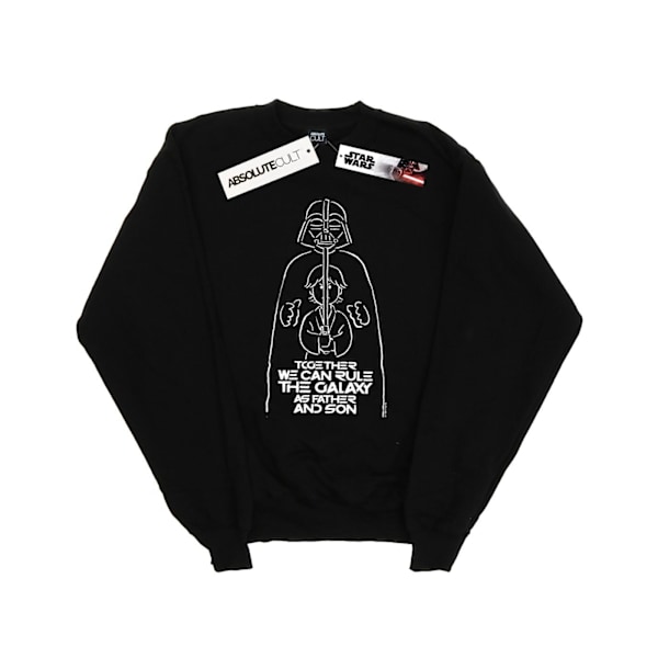 Star Wars Boys Rule The Galaxy Sweatshirt 9-11 år Svart Black 9-11 Years