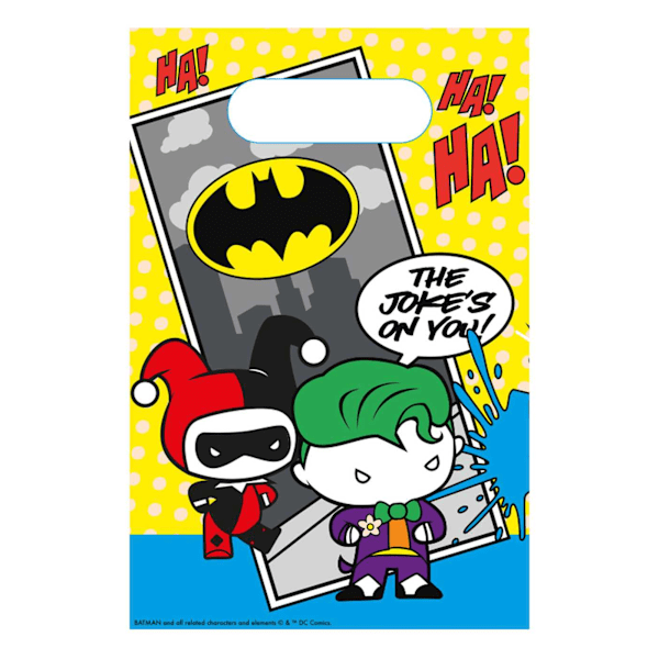Batman Papperspåsar The Joker Party (8-pack) One Size Multicol Multicoloured One Size