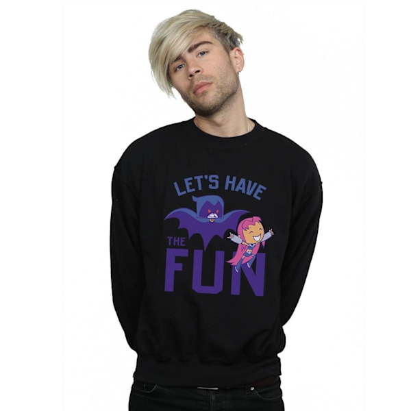 DC Comics Herr Teen Titans Go Let´s Have The Fun Sweatshirt 5XL Black 5XL