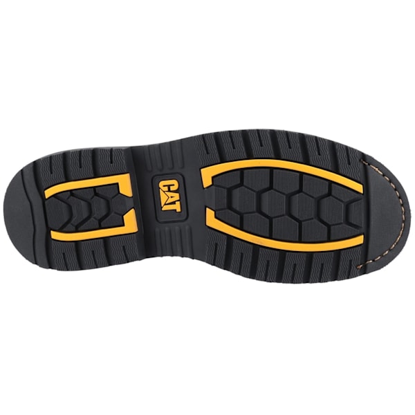 Caterpillar Powerplant Dealer Lädersäkerhetskängor för Herr 9 UK Br Brown 9 UK