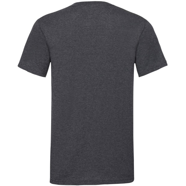 Fruit Of The Loom Mens Valueweight V-Neck, Kortärmad T-shirt Dark Heather L