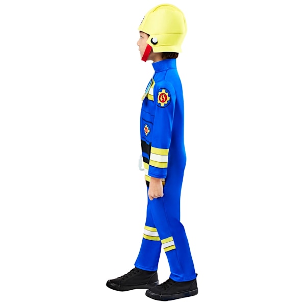 Brandman Sam Pojkdräkt 2-3 År Blå Blue 2-3 Years