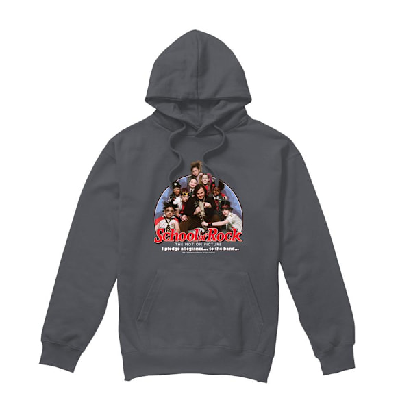 School of Rock Herr I Pledge Allegiance Hoodie S Kolgrå Charcoal S