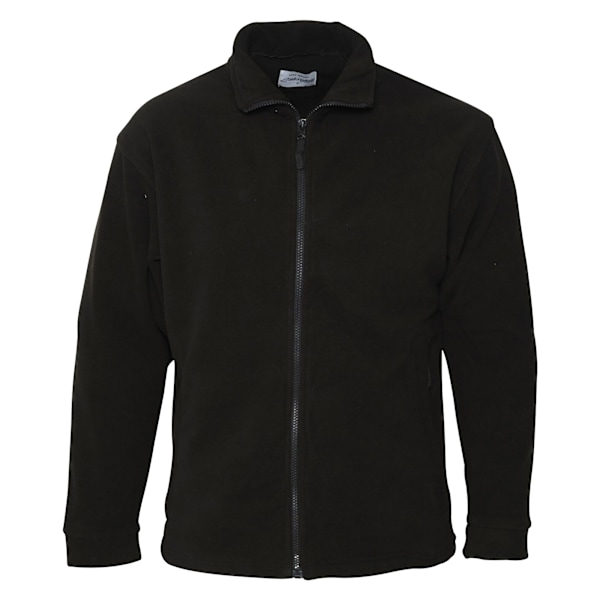 Absolute Apparel Mens Brumal Full Zip Fleece XL Black Opal Black Opal XL