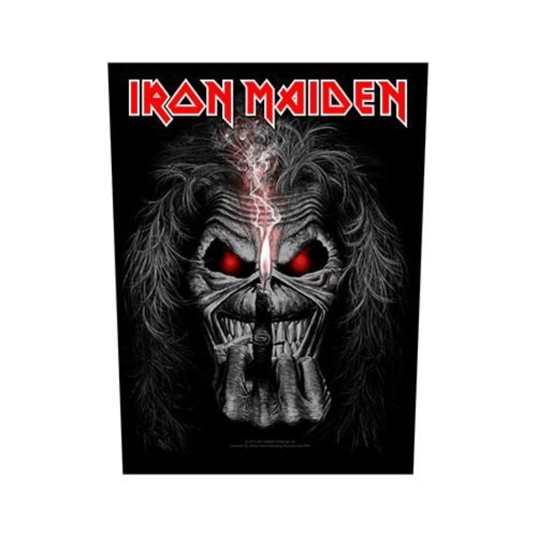 Iron Maiden Eddie Candle Finger Patch One Size Svart/Grå/Röd Black/Grey/Red One Size