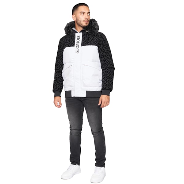 Glorious Gangsta Herr Larano 2.0 Kort Bomberjacka XL Vit White XL