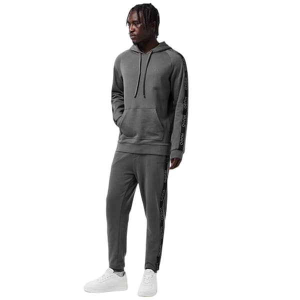 Hugo Herr Liam Bomulls Logo Joggers XL Grå Grey XL
