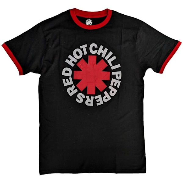 Red Hot Chilli Peppers Unisex Asterisk T-shirt XL Svart/Röd Black/Red XL