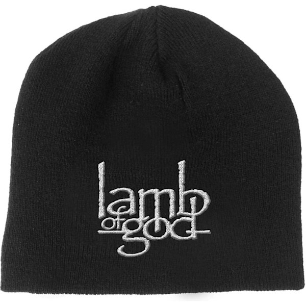 Lamb Of God Unisex Vuxen Logo Mössa One Size Svart Black One Size