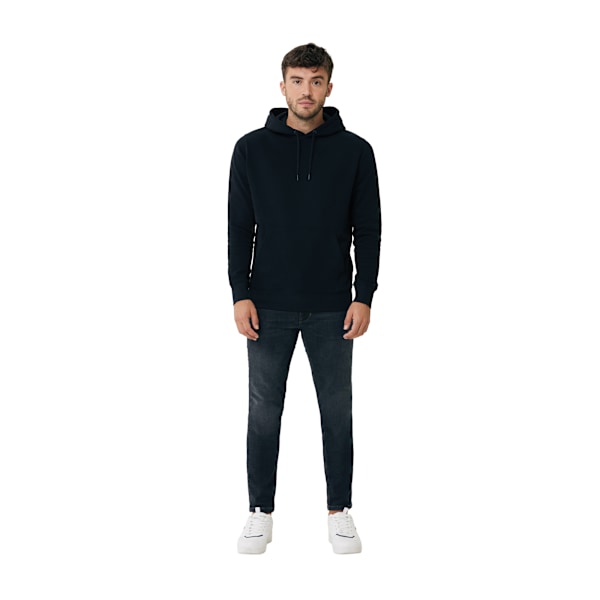 Iqoniq Unisex Vuxen Rila Återvunnen Bomull Lättvikts Hoodie XS Black XS