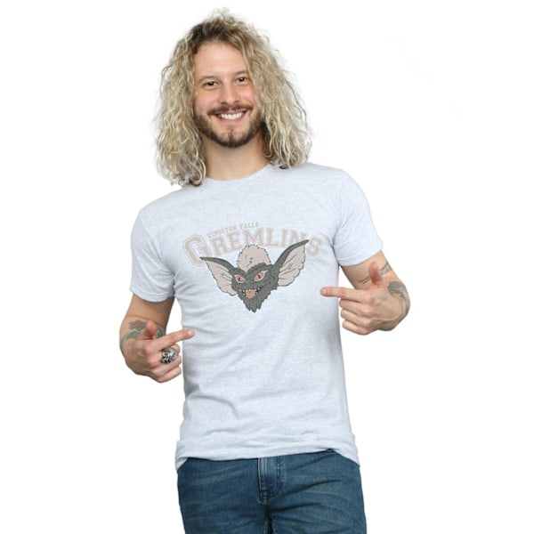 Gremlins herr Kingston Falls sport T-shirt S sportgrå Sports Grey S