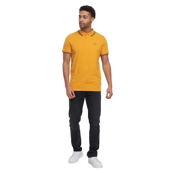 Crosshatch Herr Tarquin Poloskjorta XL Gul Yellow XL