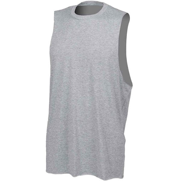 Skinni Fit Herr High-Neck Vest Top S Heather Grey Heather Grey S