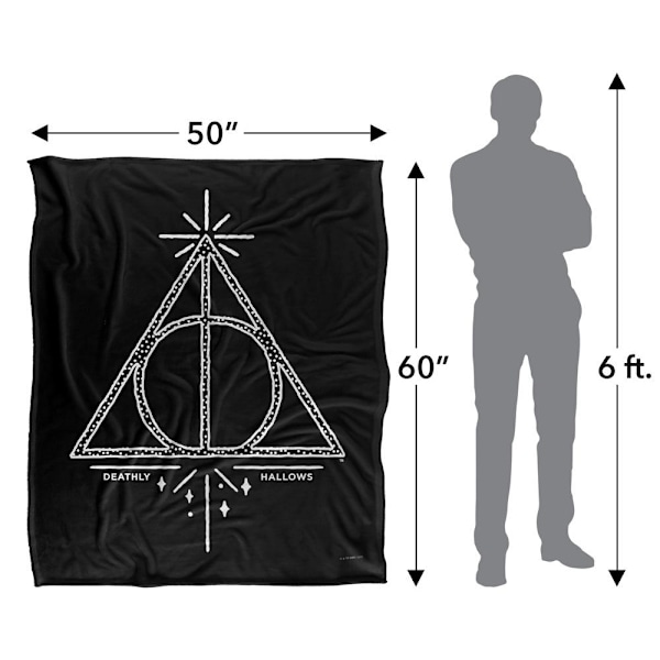 Harry Potter Dödsrelikerna Filt One Size Flerfärgad Multicoloured One Size