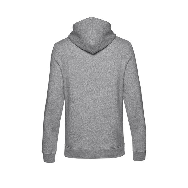 B&C Herr Organic Hooded Sweater 2XL Heather Grey Heather Grey 2XL