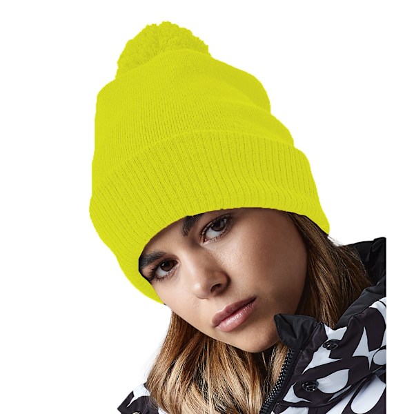 Beechfield Snowstar Thermal Beanie One Size Fluorescerande Gul Fluorescent Yellow One Size
