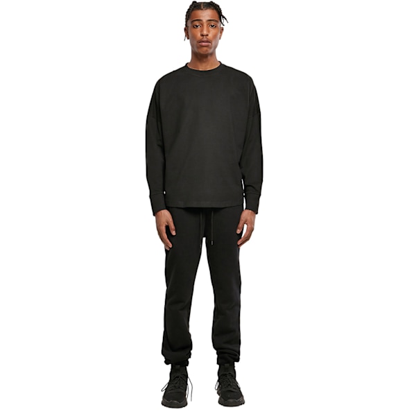 Bygg ditt varumärke herr Cut-On Oversized långärmad T-shirt L B Black L