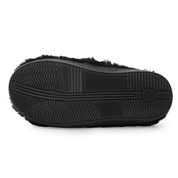 Slumberzzz Pojkar Dinosaurietofflor 9-10 Barn UK Svart Black 9-10 Child UK