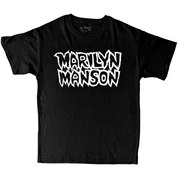 Marilyn Manson Barn/Barn Classic Logo Bomull T-shirt 11-12 Black 11-12 Years
