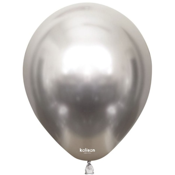 Kalisan Latex Mirror Ballong (Förpackning om 50) One Size Silver Silver One Size