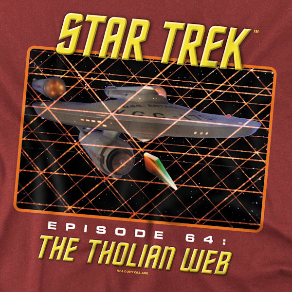 Star Trek Herr The Tholian Web T-Shirt M Cardinal Cardinal M