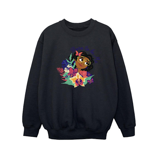 Disney Girls Encanto Born To Be Me Sweatshirt 7-8 År Svart Black 7-8 Years