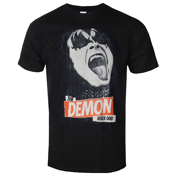 Kiss Unisex Adult The Demon Rock T-Shirt M Svart Black M