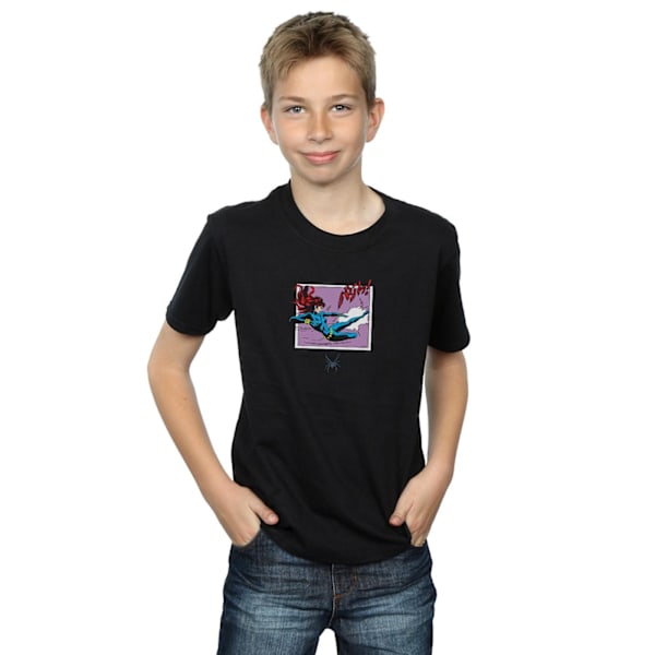 Marvel Comics Boys Black Widow Kick Frame T-Shirt 3-4 år Bla Black 3-4 Years