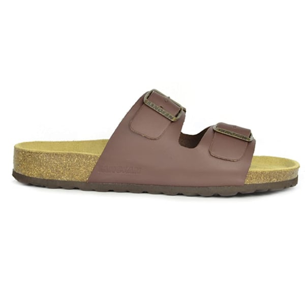 Sanosan Dam/Dam Aston Lädersandaler 8 UK Mörkbrun Dark Brown 8 UK