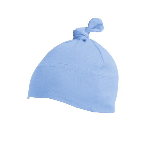 Babybugz Baby 1 Knot Plain Hat One Size Dusty Blue Dusty Blue One Size