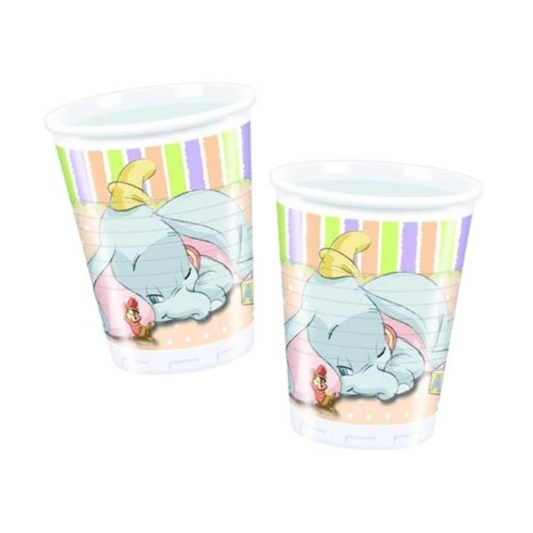 Dumbo Party Cup (10-pack) En Storlek Flerfärgad Multicoloured One Size