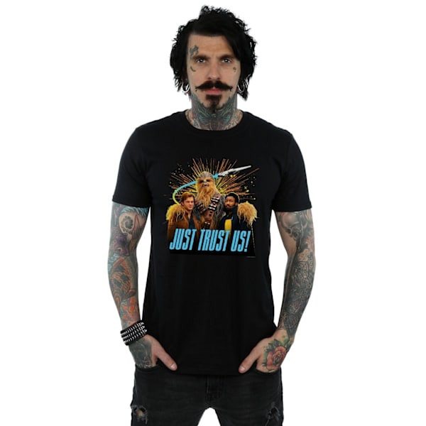Star Wars Solo Just Trust Us T-shirt S Svart Black S
