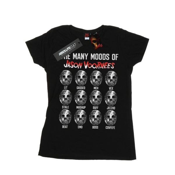 Fredag den 13:e Dam/Dam The Many Moods Of Jason Voorhees Bomull Black XL