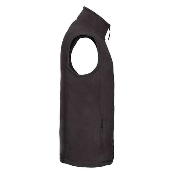 Russell Herr Fleeceväst för män, utomhus, M, svart Black M