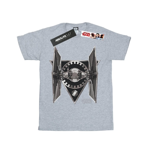 Star Wars Boys The Last Jedi TIE Fighter T-shirt 5-6 år Spor Sports Grey 5-6 Years