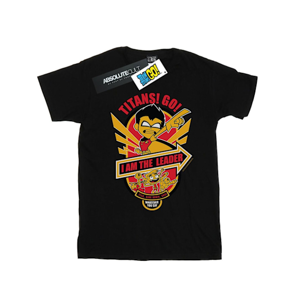DC Comics Boys Teen Titans Go I Am The Leader T-Shirt 9-11 År Black 9-11 Years
