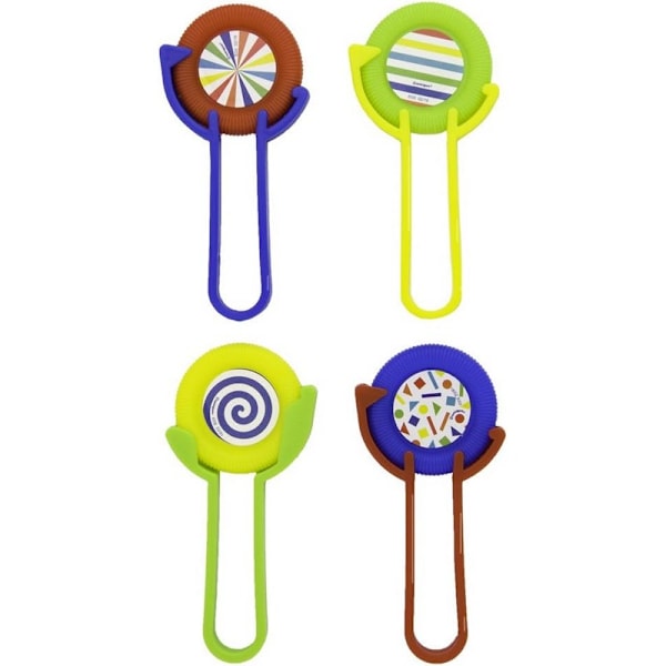 Unique Party Disc Shooter Plast Party Favörer (4-pack) One Green/Purple/Red One Size