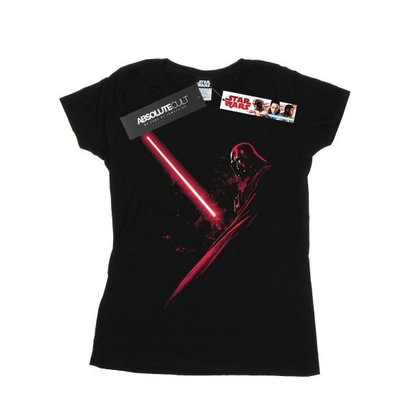 Star Wars Dam/Dam Darth Vader Shadow Cotton T-Shirt XXL B Black XXL