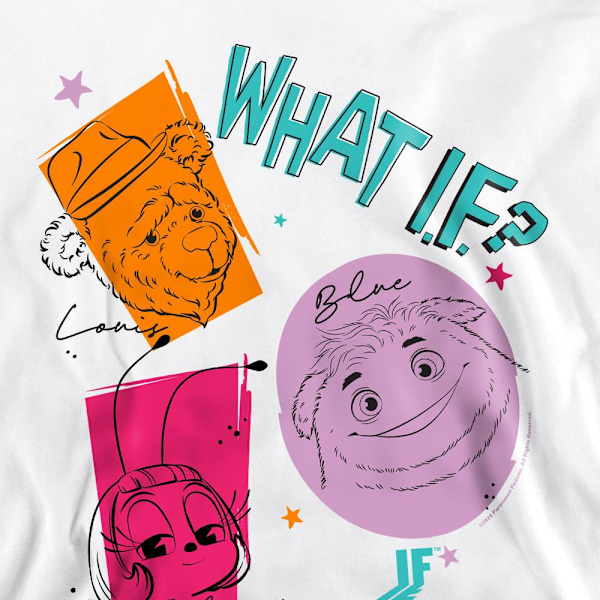 IF Unisex Vuxen What If Outline Sweatshirt L Vit White L