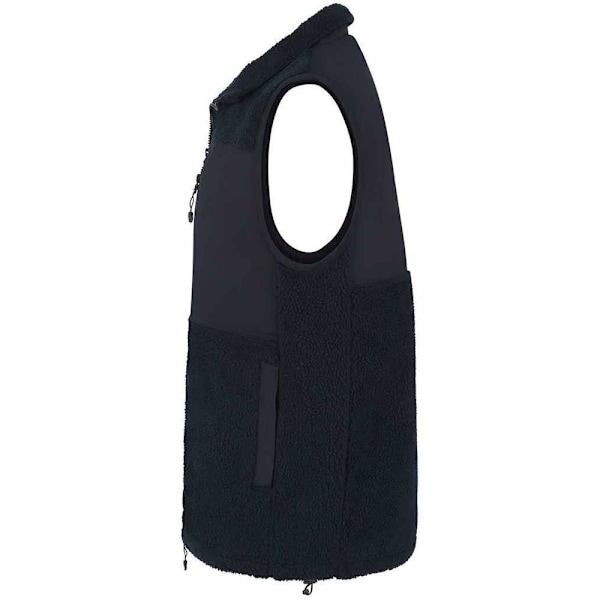 Front Row Unisex Vuxen Sherpa Återvunnen Väst XXL Marinblå Navy XXL