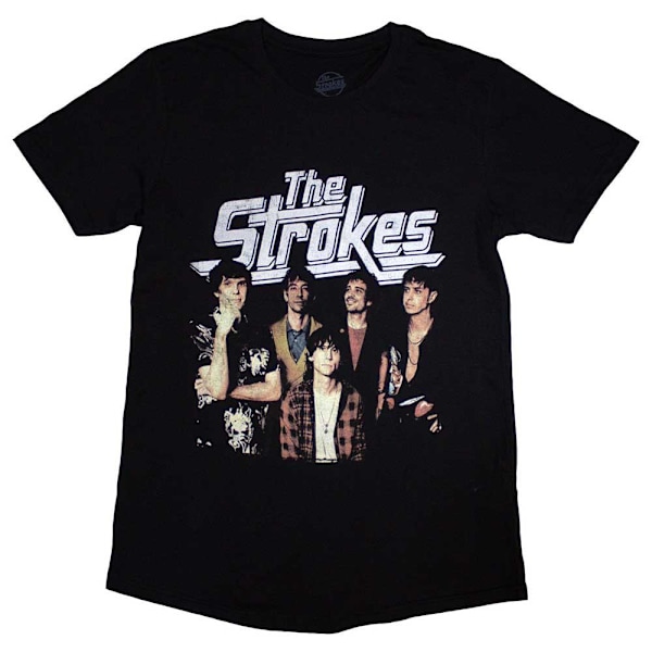 The Strokes Unisex Vuxen Band Foto T-Shirt XL Svart Black XL