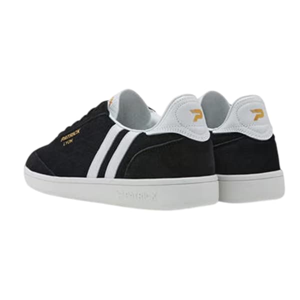 Patrick Herr Lyon Läder Cupsole Träningsskor 8 UK Svart/Vit Black/White 8 UK