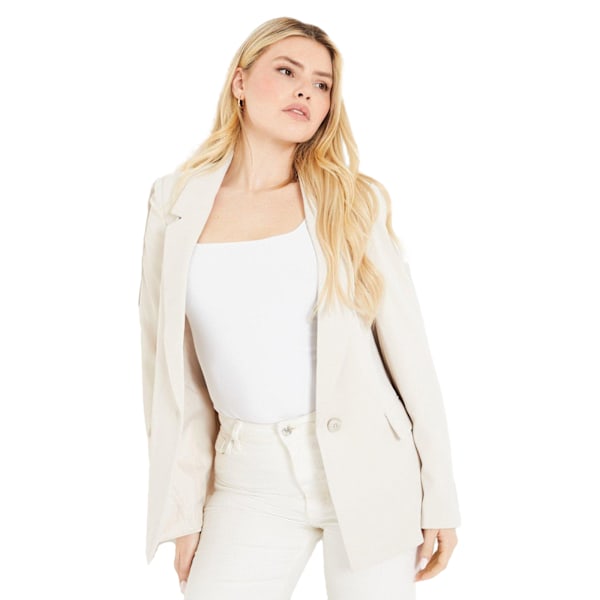 Dorothy Perkins Dam/Dam singelknäppt pojkvänsblazer Cream 10 UK