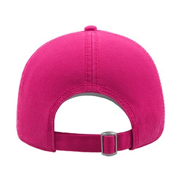 Atlantis Action 6 Panel Chino Baseball Cap One Size Fuchsia Fuchsia One Size