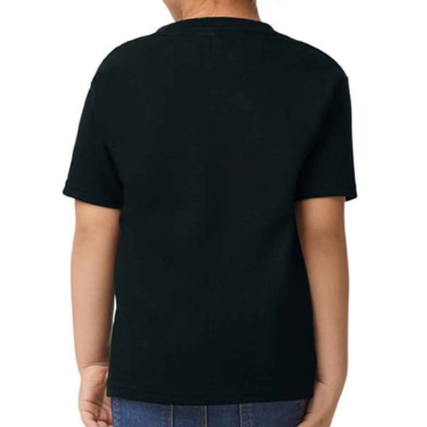 Gildan Barn/Barn Plain Bomull T-shirt 3 År Svart Black 3 Years