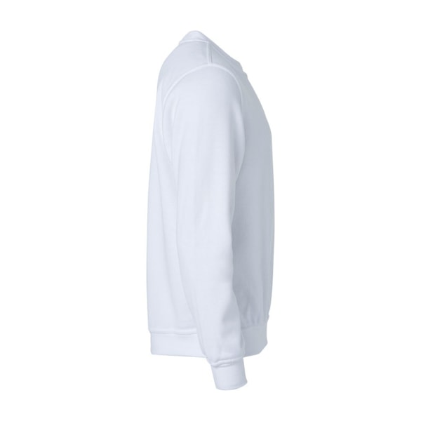 Clique Unisex Vuxen Basic Rund Hals Sweatshirt XXL Vit White XXL