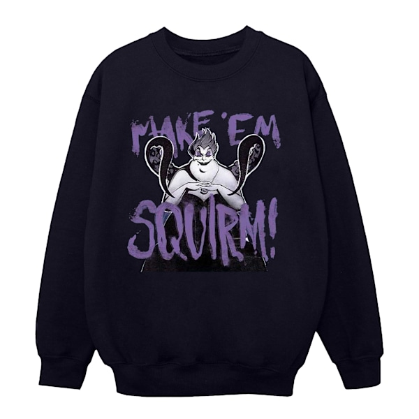 Disney Girls Villains Ursula Lila Sweatshirt 3-4 År Marinblå B Navy Blue 3-4 Years